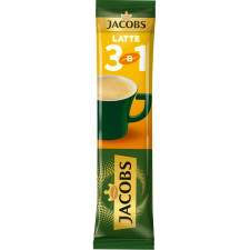 Кава розчинна Jacobs Latte 3в1 Latte в стіках 13г