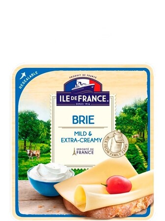 Сир Брі / Brie, ILe de France, 57%, нарізка, 150г