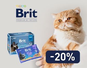 Знижка до -20% на корм Brit Premium!
