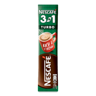 Напій кавовий Nescafe Turbo 3 в 1 розчинний 13г