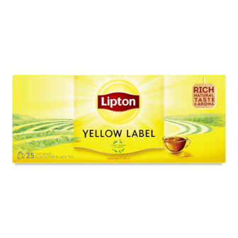 Чай чорний Lipton Yellow Label 25*2г
