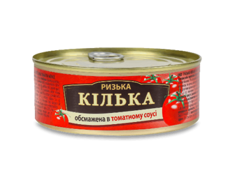Кілька Brivais Vilnis ризька обсмажена в томатному соусі, ключ, 240г