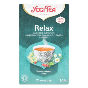 Суміш трав'яна Yogi Tea Relax органічна 17*1,8г