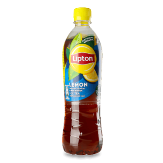 Чай холодний Lipton чорний лимон 0,5л
