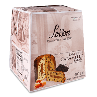 Кекс Loison «Панеттоне» солона карамель-шоколад 600г